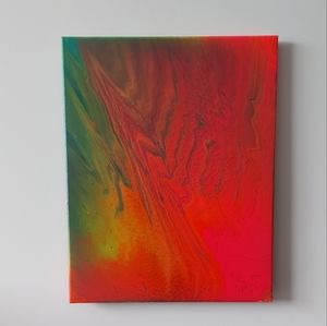 Psychedelic Collection 2022 "A" Original Paint Pour Painting